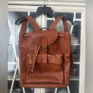 Vintage Ellington Leather Rucksack Backpack